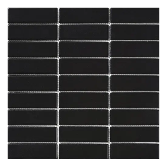 Carrelage 3x10 sur trame Nero