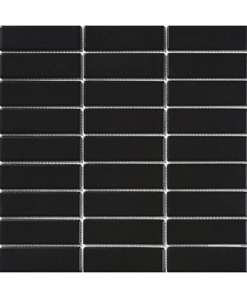 Carrelage 3x10 sur trame Nero