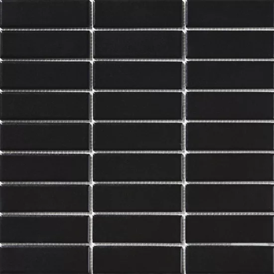 Carrelage 3x10 sur trame Nero