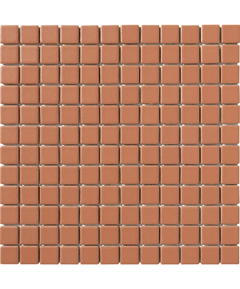 Carrelage 2,5x2,5 sur trame Paprika