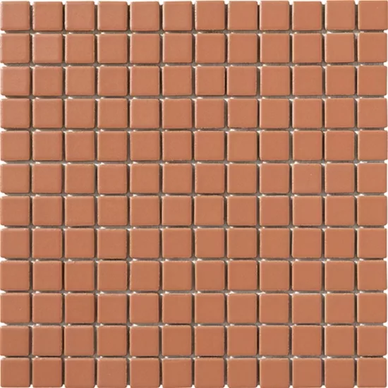Carrelage 2,5x2,5 sur trame Paprika