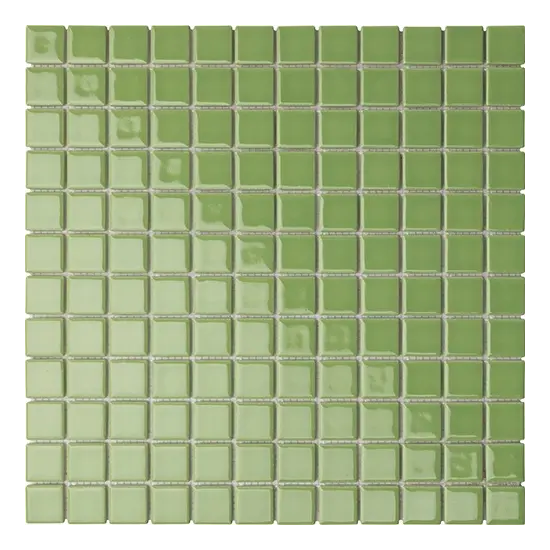 Carrelage 2,5x2,5 sur trame Lime