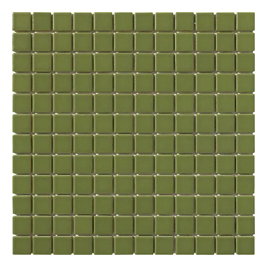 Carrelage 2,5x2,5 sur trame Avocado