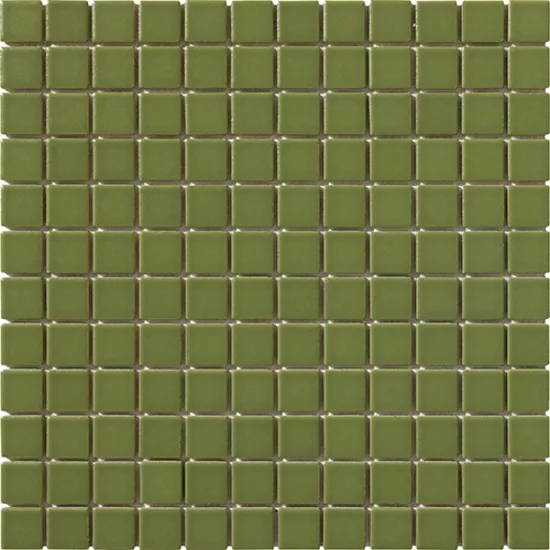 Carrelage 2,5x2,5 sur trame Avocado