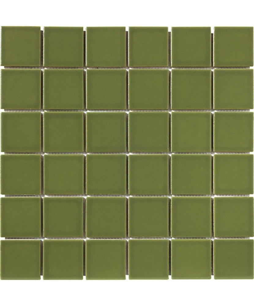 Carrelage 5x5 sur trame Avocado