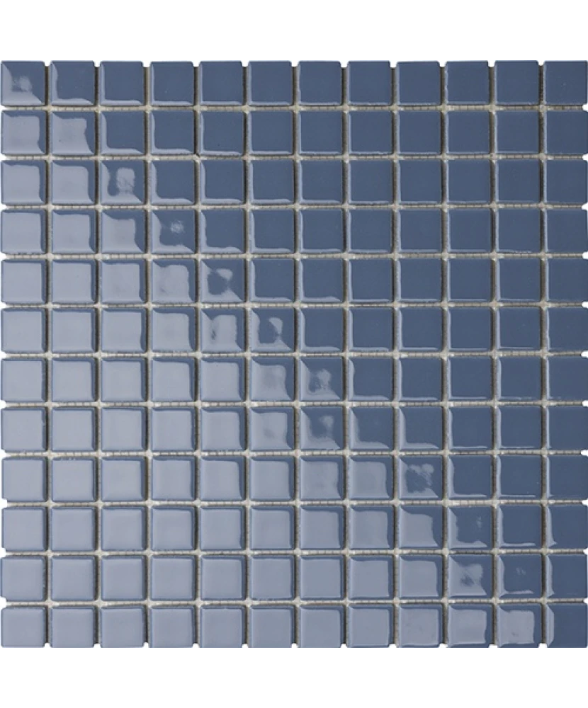 Carrelage 2,5x2,5 sur trame Navy