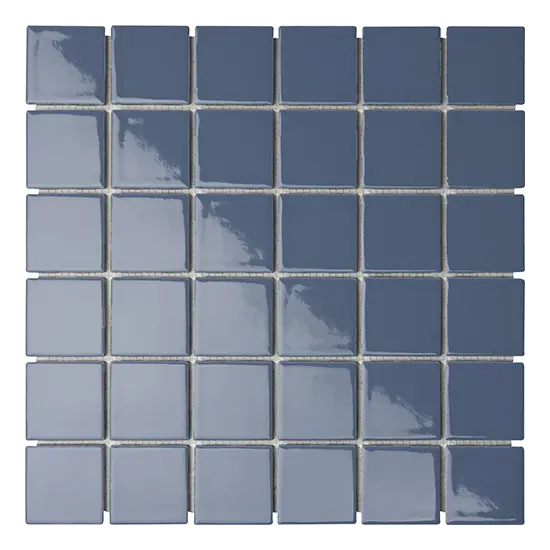 Carrelage 5x5 sur trame Navy