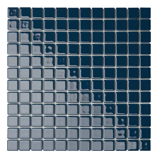Carrelage 2,5x2,5 sur trame Petrolio