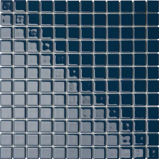 Carrelage 2,5x2,5 sur trame Petrolio