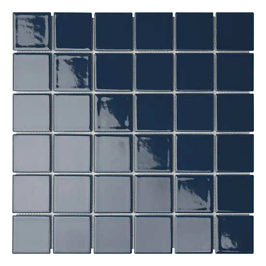 Carrelage 5x5 sur trame Petrolio