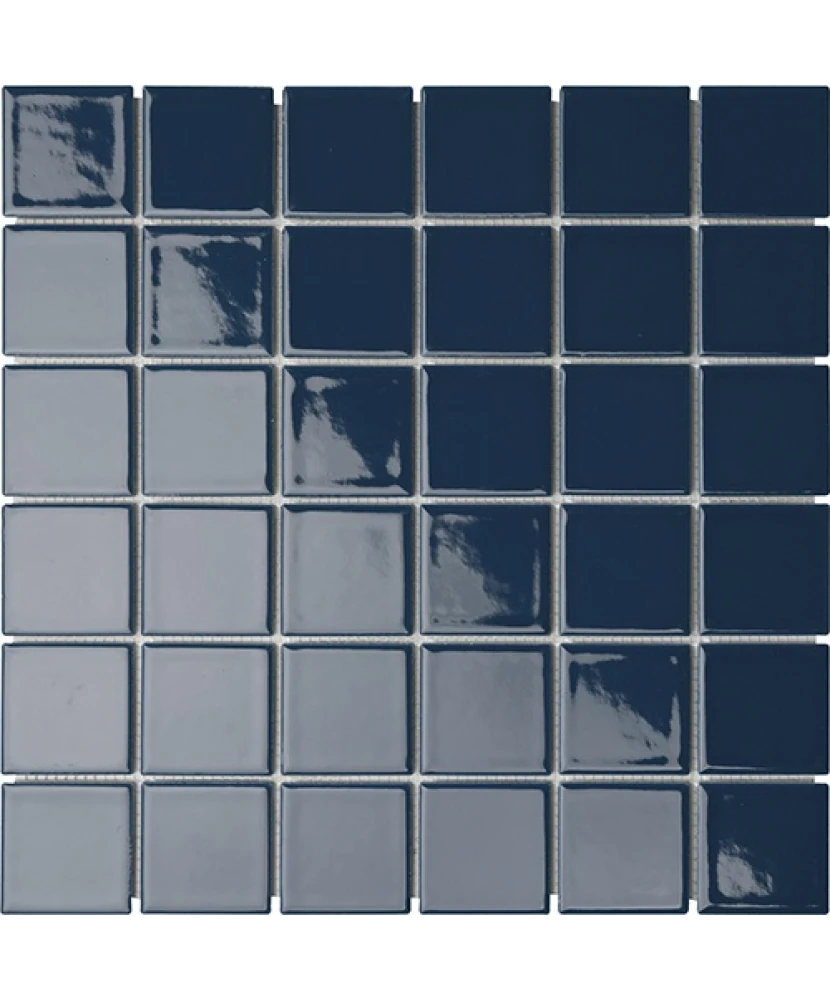 Carrelage 5x5 sur trame Petrolio