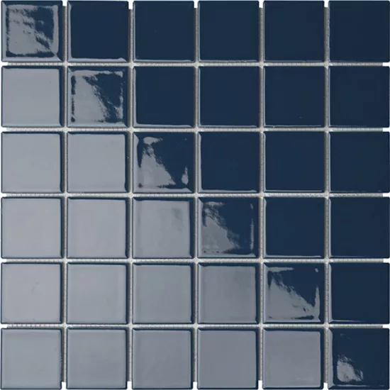 Carrelage 5x5 sur trame Petrolio