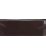 Plinthe 7,5x20 Brune Brillante - détail de la plinthe