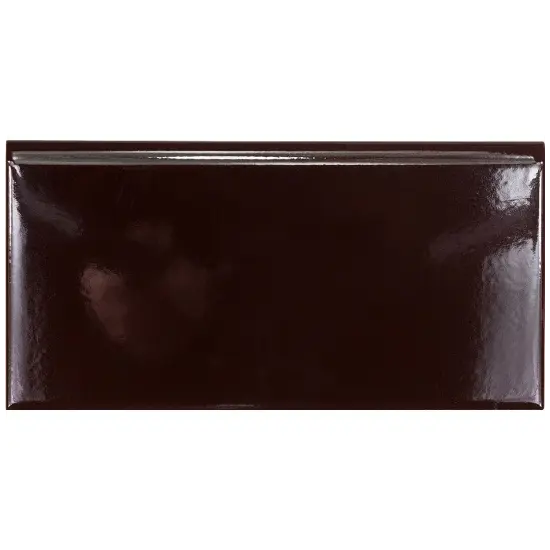 Plinthe 10x20 Brune Brillante - détail de la plinthe