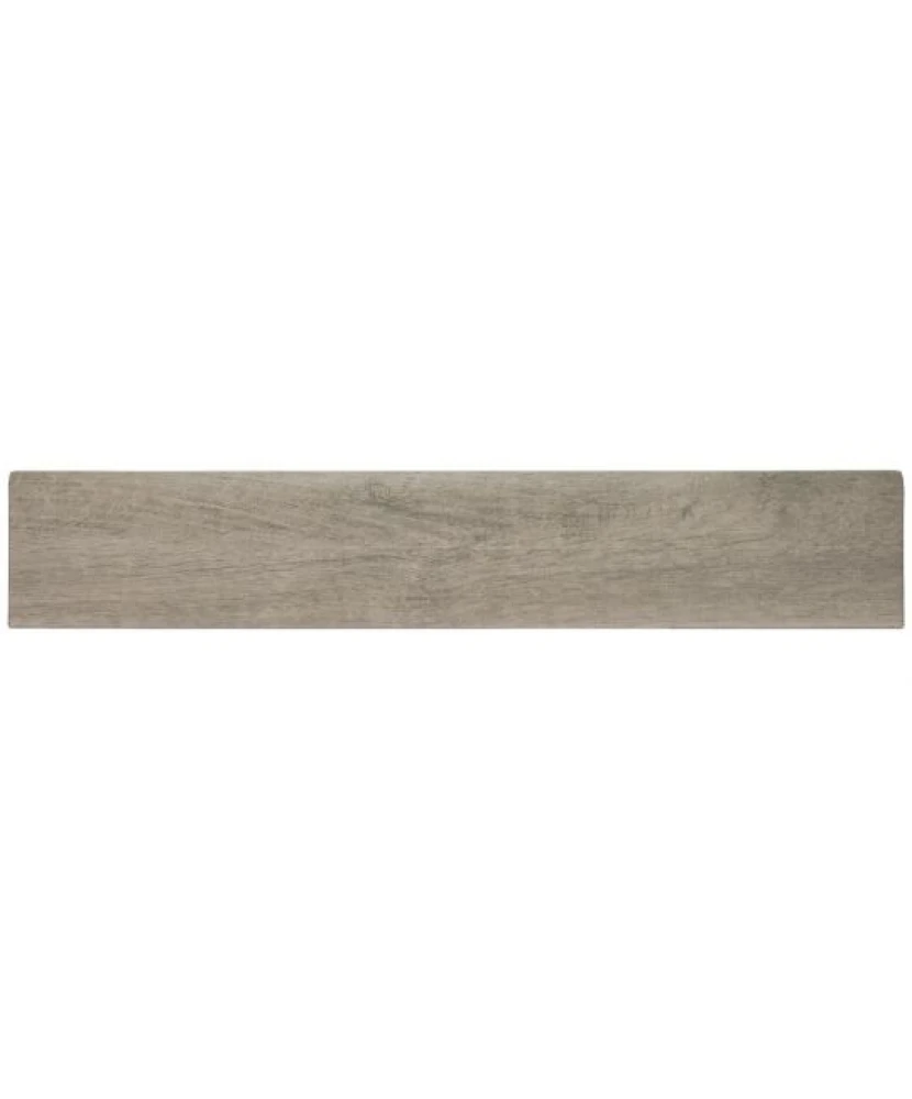 Plinthe 8x45 Bois Cérusé Gris - détail de la plinthe
