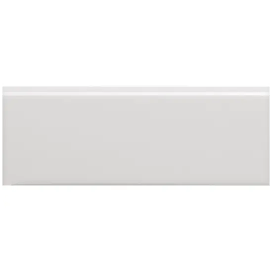 Plinthe 7,5x20 Talco Blanc Brillant - détail de la plinthe