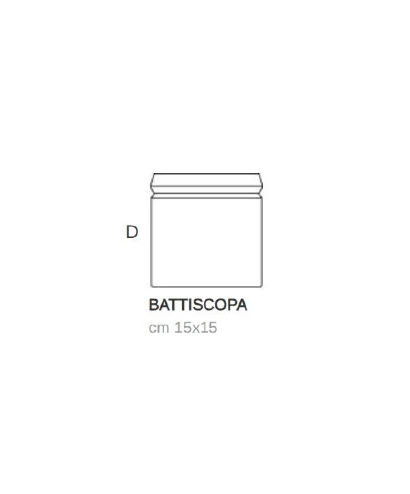 Plinthe battiscopa 15x15 - détail de la plinthe