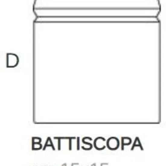 Plinthe battiscopa 15x15 - détail de la plinthe