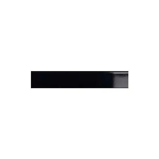 Plinthe 8x45 Grès Noir Brillant - détail de la plinthe