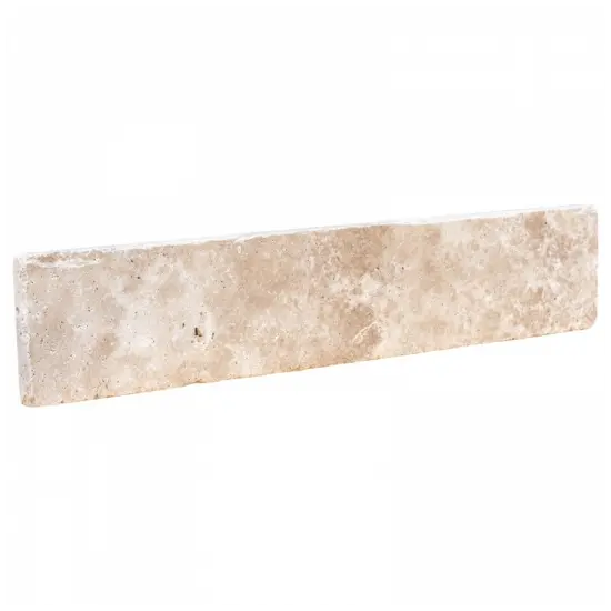 Plinthe 8x40,6 Travertin Classic Mix - détail de la plinthe