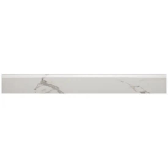Plinthe 7x60 Aspect Marbre Gris Brillant - détail de la plinthe