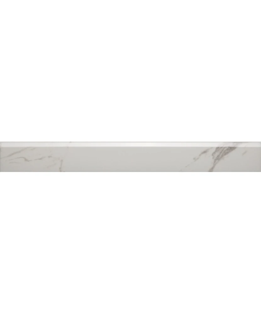 Plinthe 7x60 Aspect Marbre Gris Brillant - vue complémentaire 2