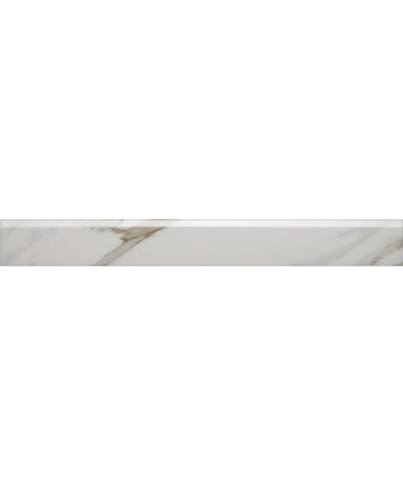 Plinthe 7x60 Aspect Marbre Beige Mat - détail de la plinthe