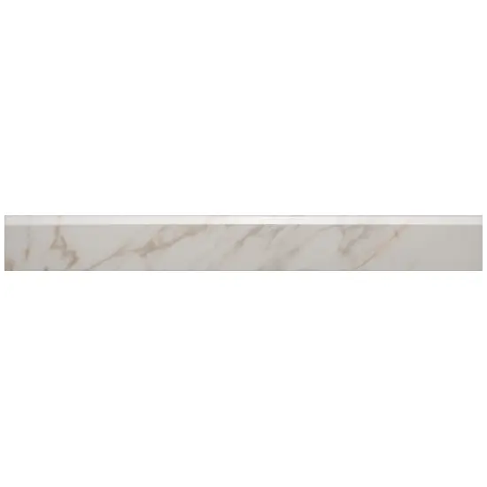Plinthe 7x60 Aspect Marbre Gris Beige Brillant - détail de la plinthe