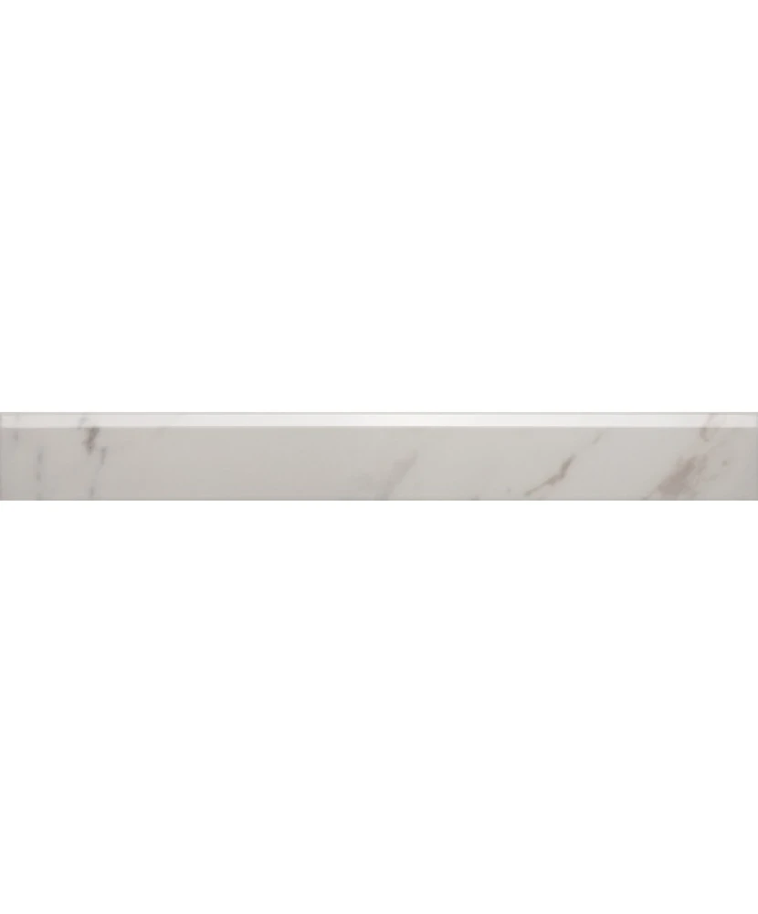 Plinthe 7x60 Aspect Marbre Gris Beige Brillant - vue complémentaire 3