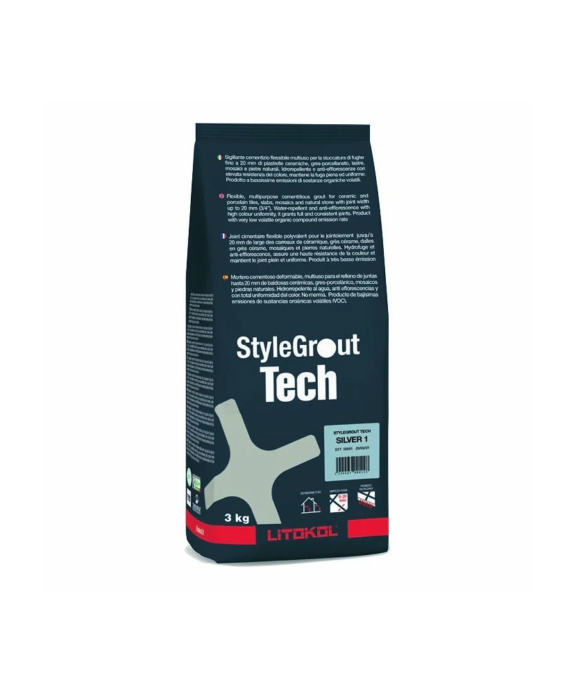 StyleGrout Tech - Grey 3 - 3 kg Litokol