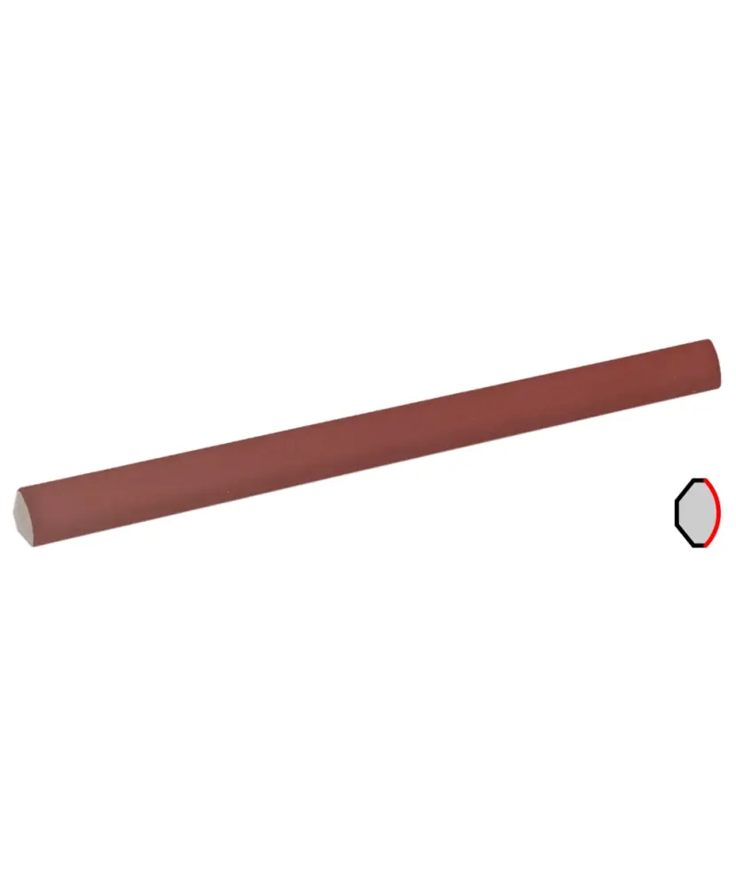 Pièce spéciale Jolly Lumina Roan Rouge Mat 1,2x20 cm