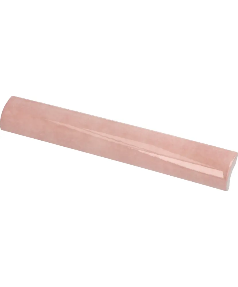 Pièce spéciale Pencil Bullnose Artisan Rose Mallow 3x20 cm