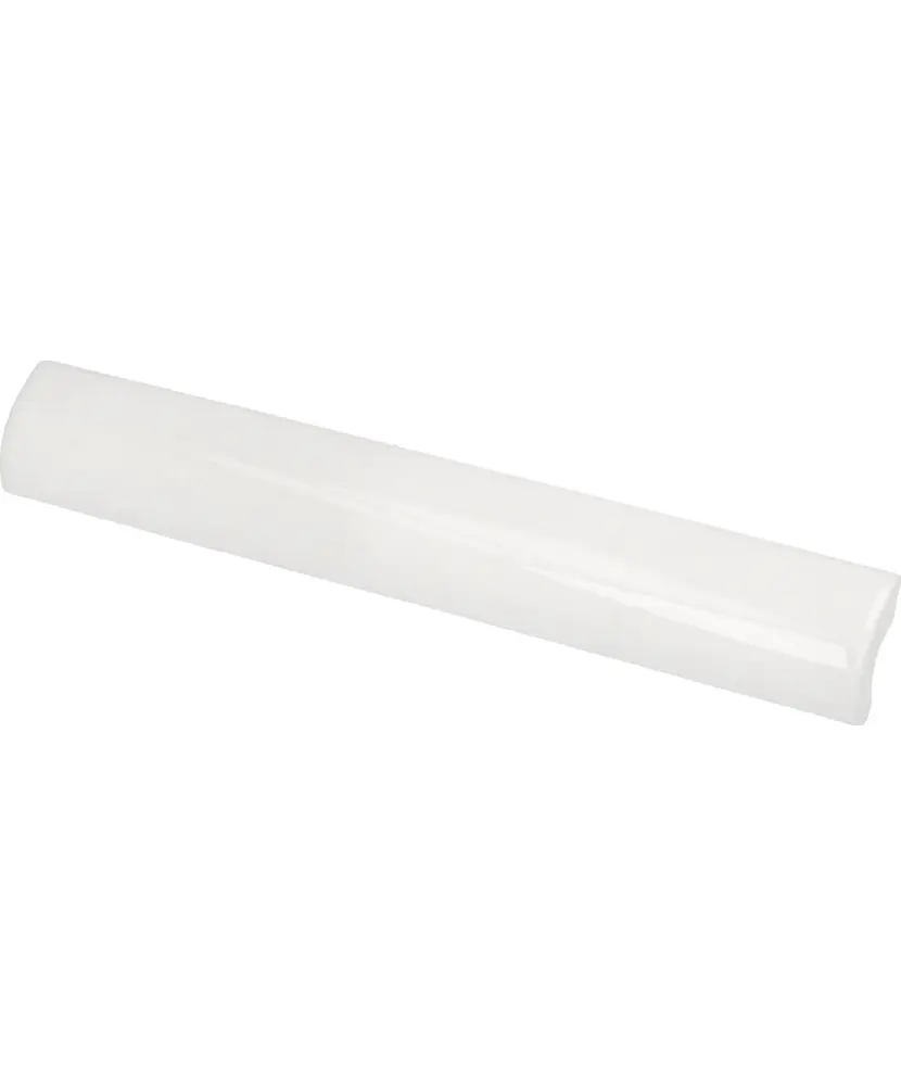Pièce spéciale Pencil Bullnose Artisan White 3x20 cm