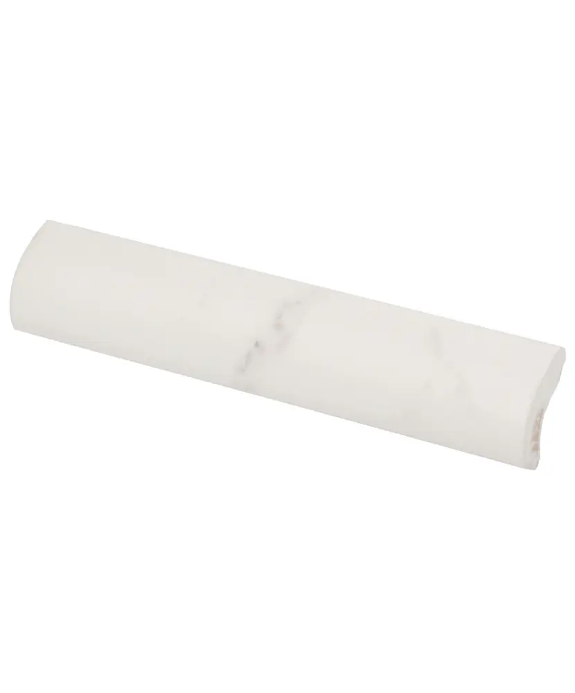 Pièce spéciale Pencil Bullnose Carrara Mat 3x15 cm - vue complémentaire 1