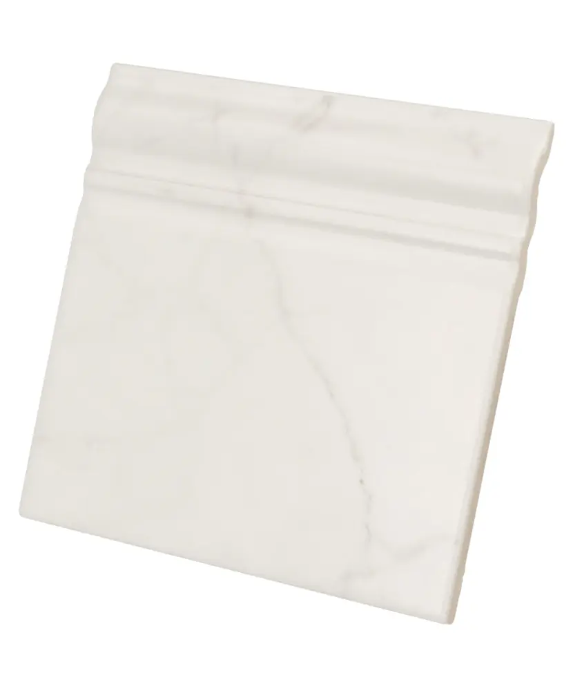 Pièce spéciale Skirting Carrara Mat 15x15 cm - vue complémentaire 1