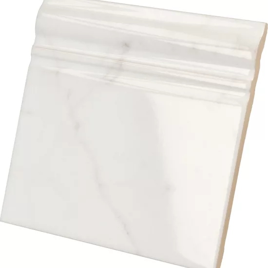 Pièce spéciale Skirting Carrara 15x15 cm - vue complémentaire 1