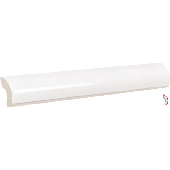 Pièce spéciale Pencil Bullnose Ash Blue 3x20 cm