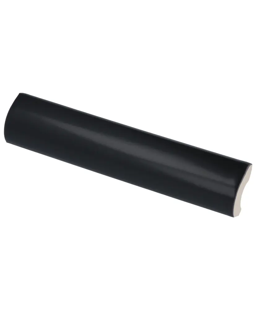 Pièce spéciale Pencil Bullnose Black 3x15 cm