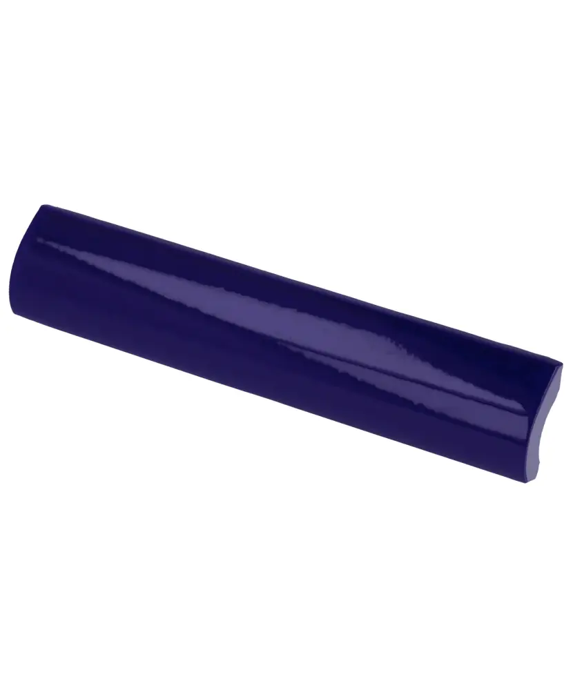 Pièce spéciale Pencil Bullnose Cobalt 3x15 cm