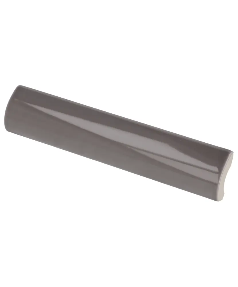 Pièce spéciale Pencil Bullnose Dark Grey 3x15 cm