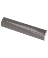 Pièce spéciale Pencil Bullnose Dark Grey 3x15 cm