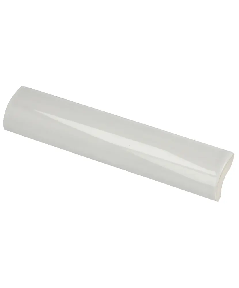 Pièce spéciale Pencil Bullnose Light Grey 3x15 cm
