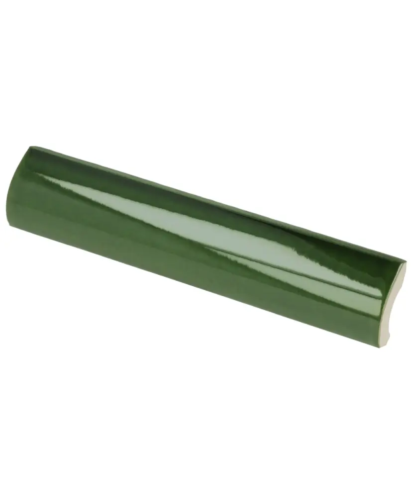 Pièce spéciale Pencil Bullnose Victorian Green 3x15 cm