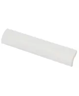 Pièce spéciale Pencil Bullnose White 3x15 cm
