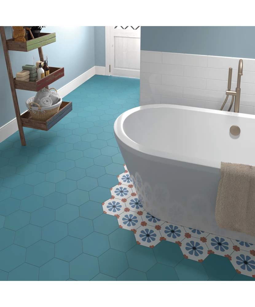 Carrelage Evolution White 10x40 cm - vue d’ambiance
