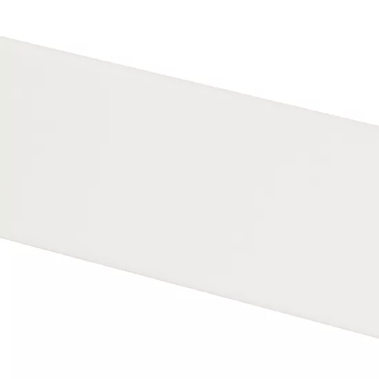 Carrelage Evolution White Mat 10x40 cm - vue latérale du carreau