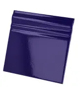 Pièce spéciale Skirting Cobalt 15x15 cm
