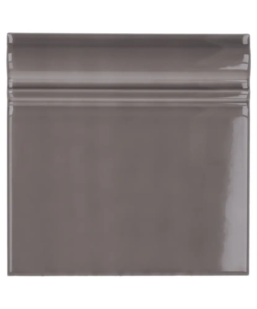 Pièce spéciale Skirting Gris Oscuro Brillo 15x15 cm - vue complémentaire 2