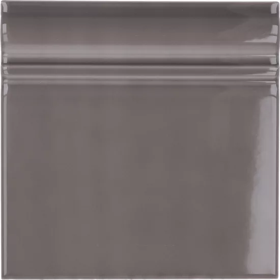 Pièce spéciale Skirting Gris Oscuro Brillo 15x15 cm - vue complémentaire 2