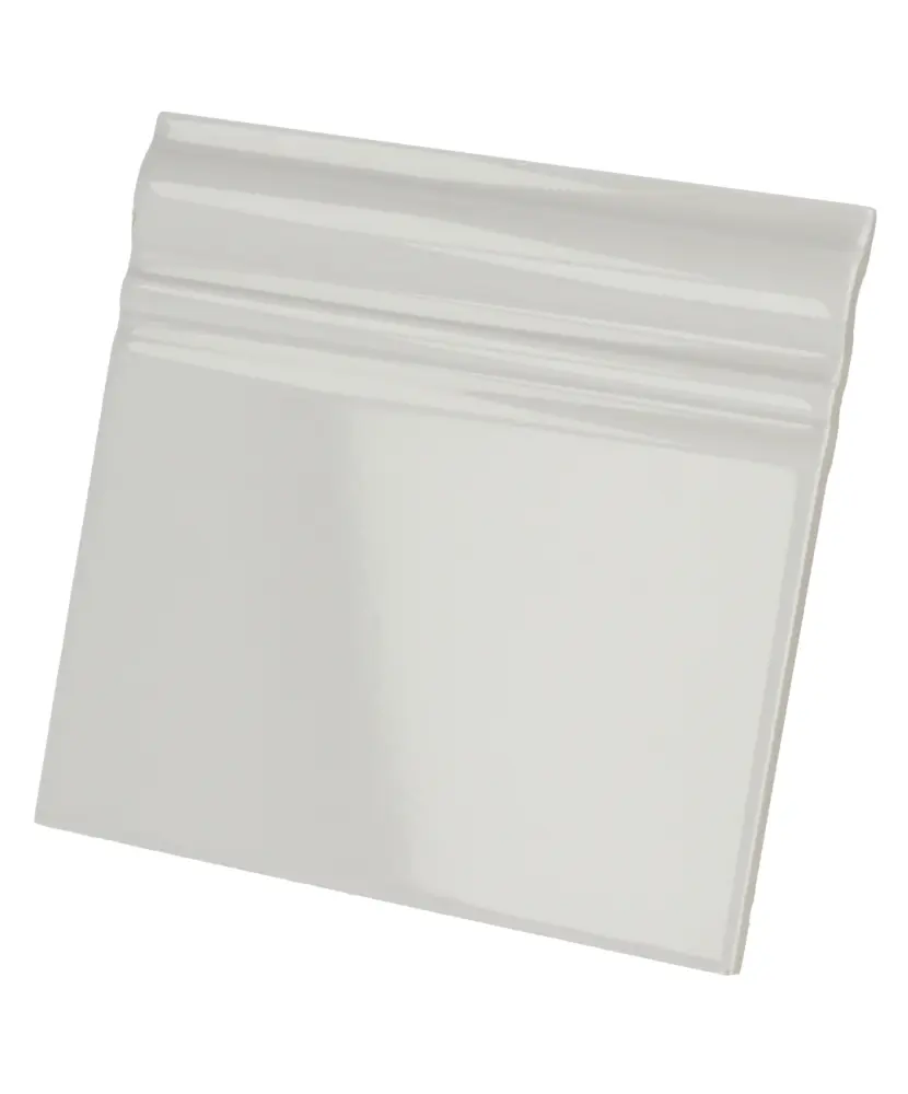 Pièce spéciale Skirting Gris Claro Brillo 15x15 cm